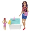 Barbie "Skipper Babysitters Inc." Puppen Und Bad Spielset -Barbie Verkaufsladen 02383bc48ebdf6d1446e15503b6a7461