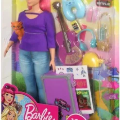 Barbie Travel Puppe (pink) Und Zubehör -Barbie Verkaufsladen 028b6d23ed14c7bb119ef626d3d67996