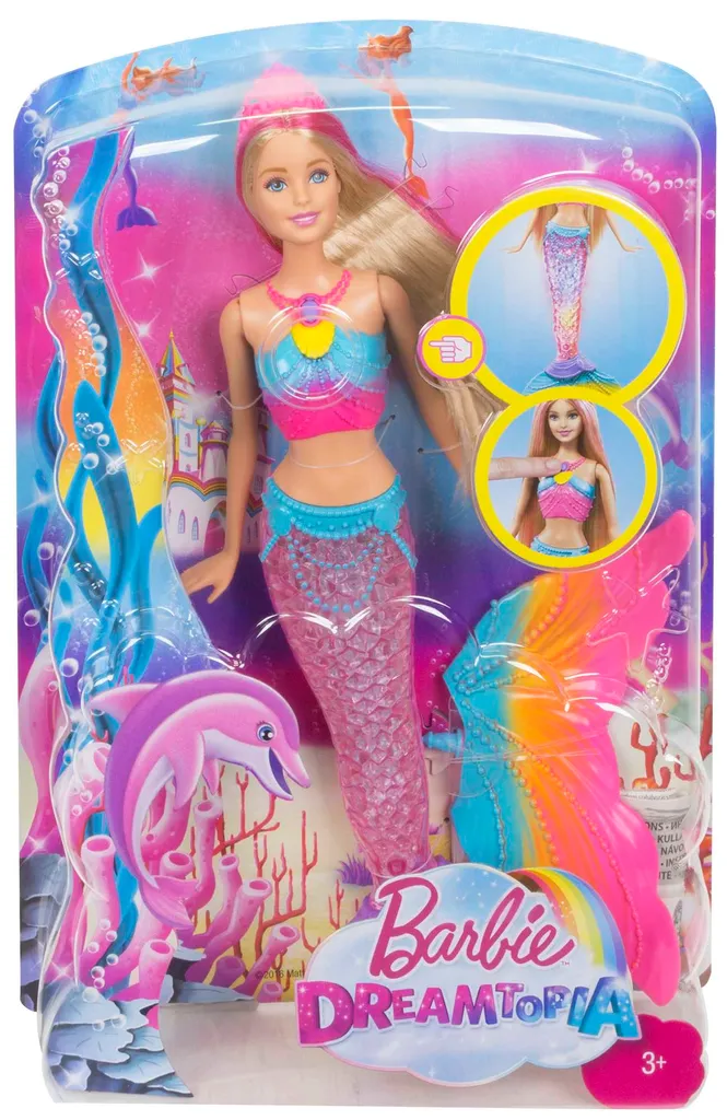 Barbie Dreamtopia Regenbogenlicht-Meerjungfrau Puppe (blond) 14 Barbie Dreamtopia Regenbogenlicht-Meerjungfrau Puppe (blond) – Bild 12