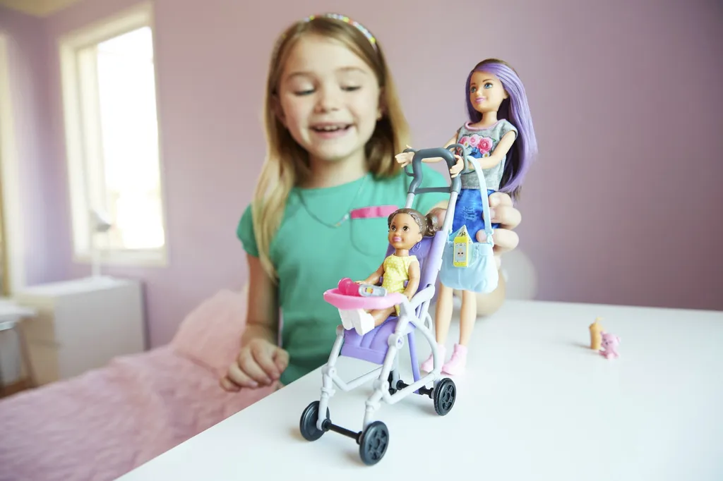 Barbie "Skipper Babysitters Inc." Puppen Und Kinderwagen Spielset 6 Barbie "Skipper Babysitters Inc." Puppen Und Kinderwagen Spielset – Bild 4