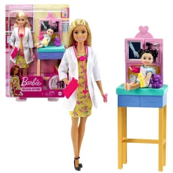 Barbie Kinderärztin Puppe (blond), Spielset Mit Kleinkind -Barbie Verkaufsladen 0a40d49ff1587a6f6f8b877e8ef641f8