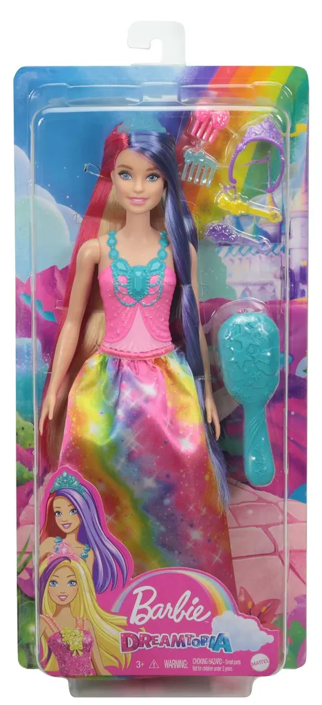 Barbie Dreamtopia Regenbogenzauber Prinzessin Puppe, Anziehpuppe 3 Barbie Dreamtopia Regenbogenzauber Prinzessin Puppe, Anziehpuppe