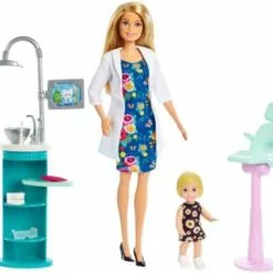Barbie ZahnÀrztin-Puppe (blond) Und Spielset
