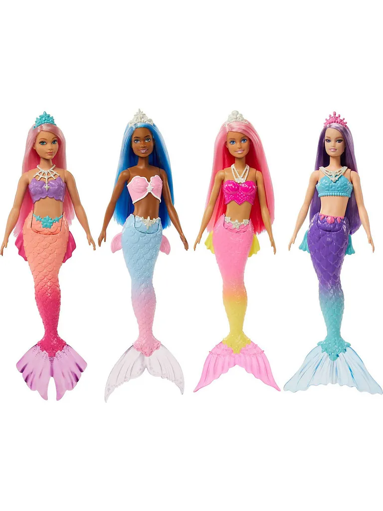 Barbie Dreamtopia Meerjungfrau-Puppe (kurvig, Rosafarbenes Haar), Spielzeug Ab 3 Jahren 10 Barbie Dreamtopia Meerjungfrau-Puppe (kurvig, Rosafarbenes Haar), Spielzeug Ab 3 Jahren – Bild 8