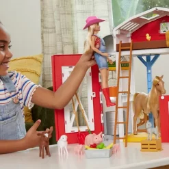 Barbie Spaß Auf Dem Bauernhof Scheunen-Spielset Mit Tieren Und Zubehör 14 Barbie Spaß Auf Dem Bauernhof Scheunen-Spielset Mit Tieren Und Zubehör -Barbie Verkaufsladen 1257e260fbbf4e135449e1001706d9d0