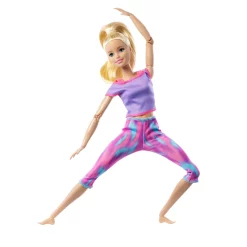 Barbie Made To Move Puppe (blond) Im Lila Yoga Outfit -Barbie Verkaufsladen 19bbca14bbf2ca29d06242dd7606da4f