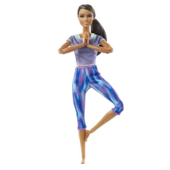 Barbie Made To Move Puppe (Afro-Style) Im Lila Yoga Outfit -Barbie Verkaufsladen 1dd0120d2667c7a8b8fd2abb7bdf2067