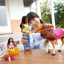 Barbie Reitspaß Mit Puppe (brünett), Chelsea, Pferd Und Pony -Barbie Verkaufsladen 1f12b37b1d72c0f60bb5e49b8adbdab6