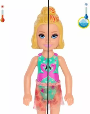 Barbie Color Reveal Chelsea Puppe, Sand & Sonne Serie, Überraschungsset 8 Barbie Color Reveal Chelsea Puppe, Sand & Sonne Serie, Überraschungsset – Bild 6