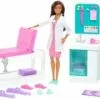 Barbie Krankenstation Set Mit Puppe (Brünett), Anziehpuppe Inkl. Zubehör -Barbie Verkaufsladen 20410685 01