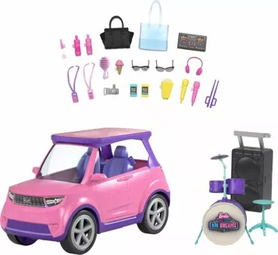 Barbie Big City Dreams SUV, Auto Inkl. Bühne Und Zubehör, Spielset 3 Barbie Big City Dreams SUV, Auto Inkl. Bühne Und Zubehör, Spielset