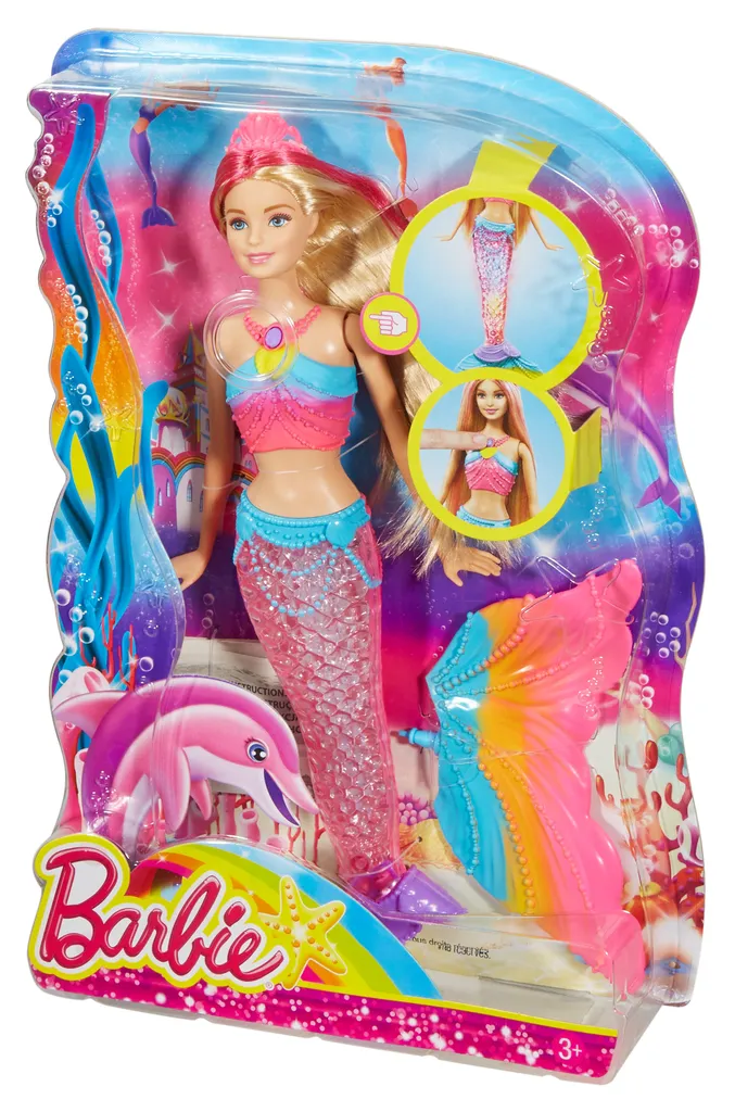 Barbie Dreamtopia Regenbogenlicht-Meerjungfrau Puppe (blond) 8 Barbie Dreamtopia Regenbogenlicht-Meerjungfrau Puppe (blond) – Bild 6