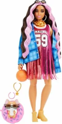 Barbie Extra Puppe Basketball Jersey, Anziehpuppe, Modepuppe