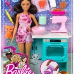 Barbie-Puppe Und Küchen-Spielset Mit Haustier Und Zubehör, Geschenk Für Kinder Von 3 Bis 7 Jahren -Barbie Verkaufsladen 23157692 06