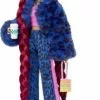 Barbie Extra Puppe (rote Haare) Mit Blauem Leo-Print Outfit, Hund & Zubehör -Barbie Verkaufsladen 24798386 01