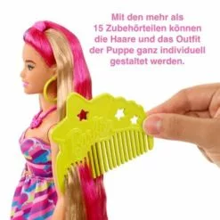 Barbie Totally Hair Puppe (blond/pinke Haare) Inkl. Styling-Zubehör 11 Barbie Totally Hair Puppe (blond/pinke Haare) Inkl. Styling-Zubehör -Barbie Verkaufsladen 24798404 04