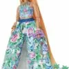 Barbie Extra Fancy Puppe Im Blauen Kleid Mit Blumenmuster -Barbie Verkaufsladen 24798490 01