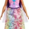 Barbie Dreamtopia Prinzessinnen-Puppe (kurvig, Brünettes Haar), Ab 3 Jahren