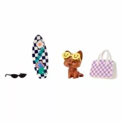 Barbie Extra Puppe In Schwarz-weißer Rennwagejacke Mit Lila Haaren -Barbie Verkaufsladen 24798504 04