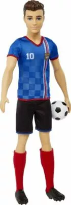 Barbie Ken Fußballspieler-Puppe, Kurze Haare, Trikot Mit Der Nummer 10, Fußball, Stollenschuhe, Stutzen, Für Kinder Ab 3 Jahre 6 Barbie Ken Fußballspieler-Puppe, Kurze Haare, Trikot Mit Der Nummer 10, Fußball, Stollenschuhe, Stutzen, Für Kinder Ab 3 Jahre – Bild 4