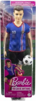 Barbie Ken Fußballspieler-Puppe, Kurze Haare, Trikot Mit Der Nummer 10, Fußball, Stollenschuhe, Stutzen, Für Kinder Ab 3 Jahre 7 Barbie Ken Fußballspieler-Puppe, Kurze Haare, Trikot Mit Der Nummer 10, Fußball, Stollenschuhe, Stutzen, Für Kinder Ab 3 Jahre – Bild 5
