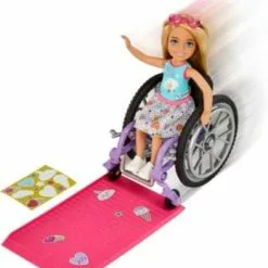 Barbie Chelsea-Puppe (blond) Und Rollstuhl. Spielzeug Für Kinder Ab 3 Jahren -Barbie Verkaufsladen 26406524 04