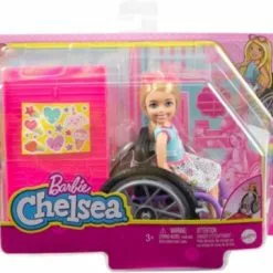 Barbie Chelsea-Puppe (blond) Und Rollstuhl. Spielzeug Für Kinder Ab 3 Jahren -Barbie Verkaufsladen 26406524 06