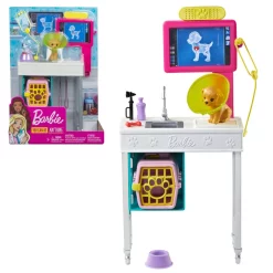 Barbie Berufe Spielset: Tierarztpraxis -Barbie Verkaufsladen 26487bd2bc1e27bf1bd49dfb4b7a4883