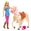 Barbie Pferd Mit Puppe (blond), Anziehpuppe, Modepuppe, Pferde Spielzeug -Barbie Verkaufsladen 26735be03fd53de3e96255fb445df79d