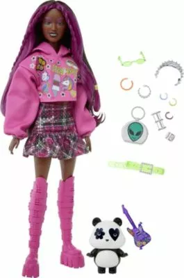 Barbie Extra Doll 19 - Pink Hair/Pop Punk 4 Barbie Extra Doll 19 - Pink Hair/Pop Punk – Bild 2