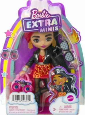 Barbie Extra Mini Doll - Red/Black Hair 6 Barbie Extra Mini Doll - Red/Black Hair – Bild 4
