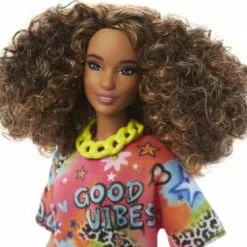 Barbie Fashionistas Puppe - Good Vibes T-Shirt Dress -Barbie Verkaufsladen 28448842 03