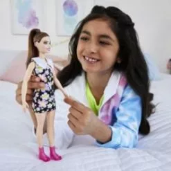 Barbie Fashionistas Puppe Im Kleid Mit Gänseblümchenmuster -Barbie Verkaufsladen 29657803 05