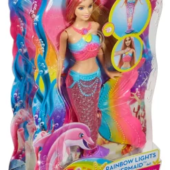 Barbie Dreamtopia Regenbogenlicht-Meerjungfrau Puppe (blond) 33 Barbie Dreamtopia Regenbogenlicht-Meerjungfrau Puppe (blond) -Barbie Verkaufsladen 3101b295eedf4c5ddf9216a6f1cc235a