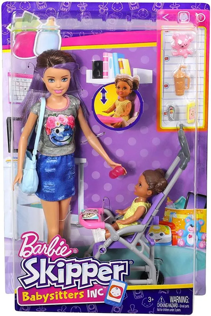 Barbie "Skipper Babysitters Inc." Puppen Und Kinderwagen Spielset 13 Barbie "Skipper Babysitters Inc." Puppen Und Kinderwagen Spielset – Bild 11