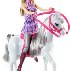 Barbie Puppe & Pferd .
