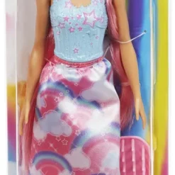 Barbie Dreamtopia Zauberhaar-Königreich Puppe (pinke Haare)