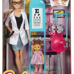 Barbie Kinderärztin Puppe (blond), Spielset Mit Kleinkind -Barbie Verkaufsladen 408736198caae730cb19bc164ad469af