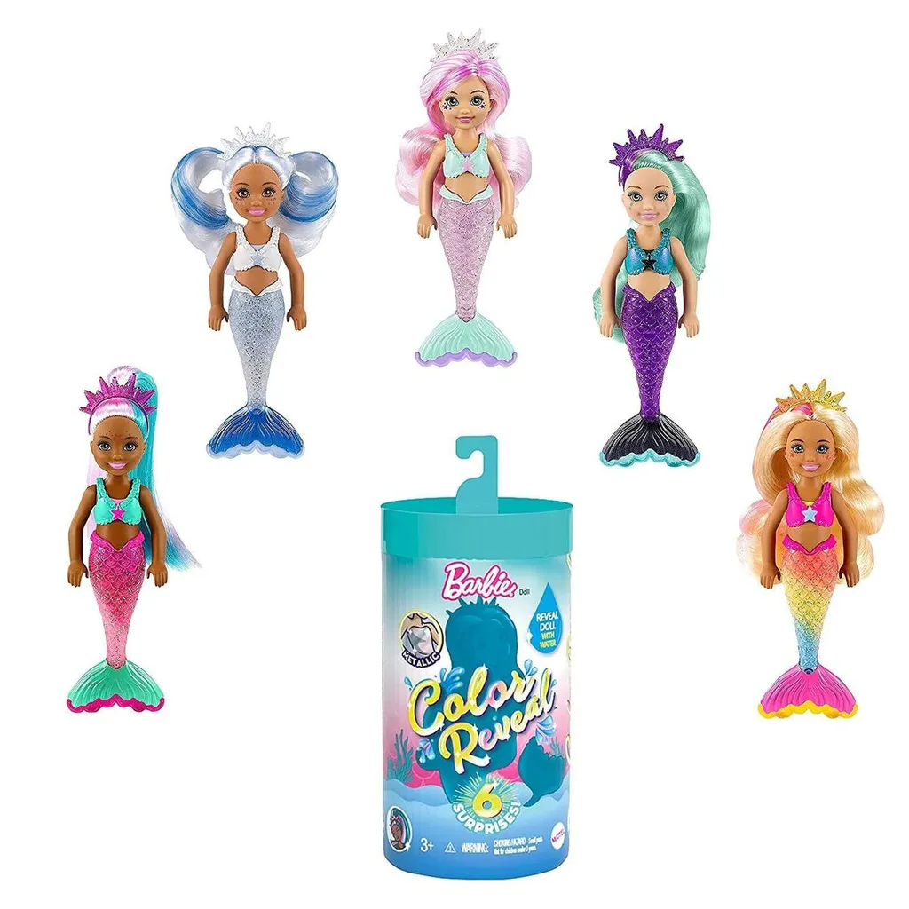 Barbie Teenager-Puppe Chelsea Color Reveal 15 Cm 5-teilig 9 Barbie Teenager-Puppe Chelsea Color Reveal 15 Cm 5-teilig – Bild 7