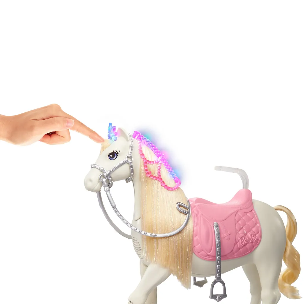 Barbie Prinzessinnen Abenteuer Tanzendes Pferd Mit Prinzessin Puppe, Licht & Geräuschen 5 Barbie Prinzessinnen Abenteuer Tanzendes Pferd Mit Prinzessin Puppe, Licht & Geräuschen – Bild 3