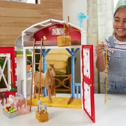 Barbie Spaß Auf Dem Bauernhof Scheunen-Spielset Mit Tieren Und Zubehör 16 Barbie Spaß Auf Dem Bauernhof Scheunen-Spielset Mit Tieren Und Zubehör -Barbie Verkaufsladen 5fa26c57e49fc680730bdf48786b9a25