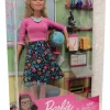 Mattel Barbie GJC23 Lehrerin Puppe Blond Mit Schulaccessoires Und Globus -Barbie Verkaufsladen 6140a0bfeac4a85059a6859834971723