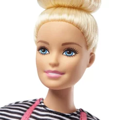 Barbie Nasch-Café Spielset Mit Puppe (blond), über 20 Teile Puppen-Zubehör -Barbie Verkaufsladen 7140d066a1b9fce6621695dfc19b5c54