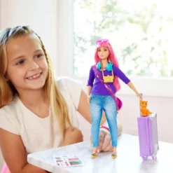 Barbie Travel Puppe (pink) Und Zubehör -Barbie Verkaufsladen 7bb84491eb7c13d5cbe68ab4a793809a