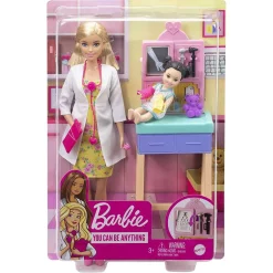 Barbie Kinderärztin Puppe (blond), Spielset Mit Kleinkind -Barbie Verkaufsladen 7d954c29033ff92b0aaab9d916719847