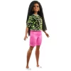 Barbie Fashionistas Puppe Im Neon Leoparden Shirt Und Biker Hose -Barbie Verkaufsladen 84113ef19918c12222ebb9d957518e31