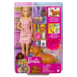 Barbie Puppe (blond) Mit Hund & Welpen, Set Inkl. Zubehör -Barbie Verkaufsladen 862f69962878cc1ee873abf6cc313c91