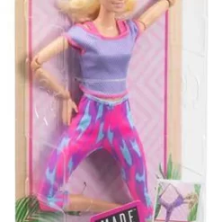 Barbie Made To Move Puppe (blond) Im Lila Yoga Outfit -Barbie Verkaufsladen 92d67e049027dd1608e481033f42340c
