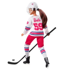Barbie Wintersport Eishockeyspielerin-Puppe Brünett, Kurvige Form (30 Cm) Mit Hemd, Helm, Hockeyschläger, Puck & Trophäe, Für Kinder Ab 3 Jahren -Barbie Verkaufsladen 9bf4cdaef25bafc23a1473b32f3d2f41