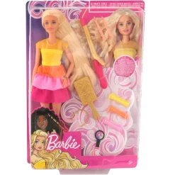 Barbie Locken-Style Puppe (blond) -Barbie Verkaufsladen a1ce6363d0865db2df07819367a70436